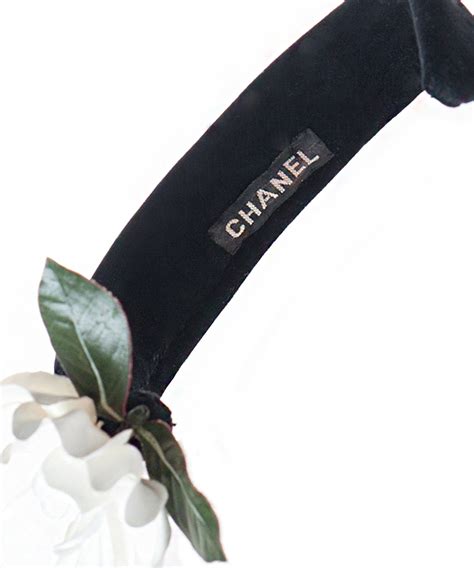 chanel camelia headband|Chanel hats for men.